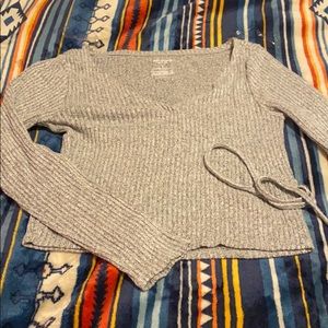 Arizona Crop Top Long- Sleeve Shirt